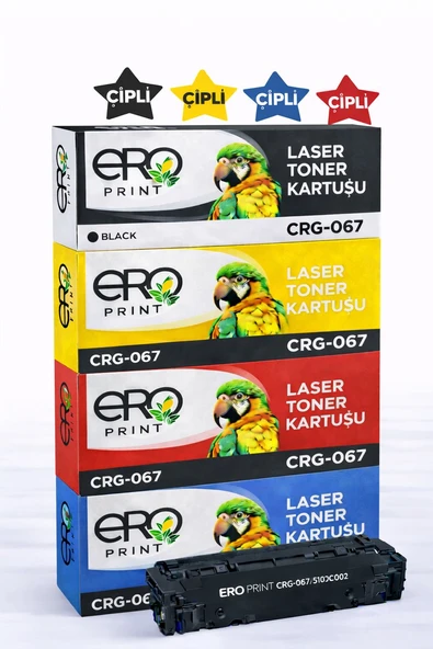 Canon LBP-631dw Muadil Toner - 1350 Sayfalık - 4 Renk Toner Set ürün görseli 1