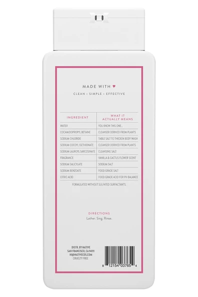 Native Vanilla & Cactus Flower Duş Jeli 532ML - Resim 2