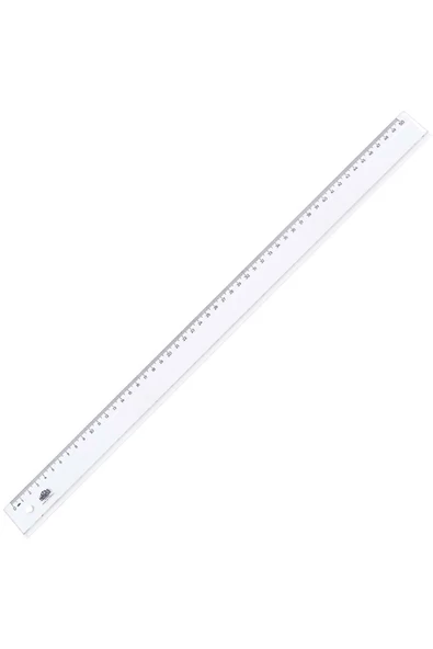 HATAS Standart Cetvel Plastik Geniş Şeffaf 50 Cm 0170 ürün görseli 1