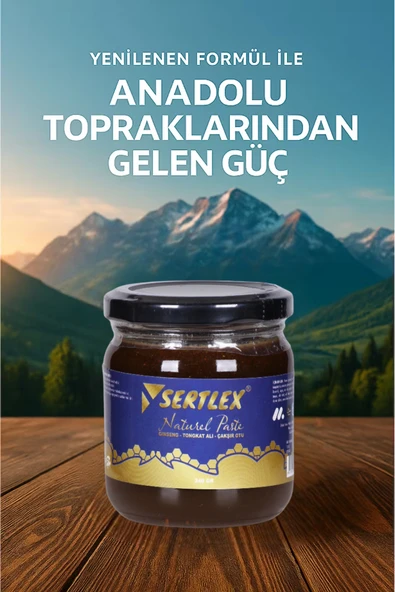 Sertlex Panax Çakşır Otlu Ginseng Macun Plus Bitkisel Karışım Kuvvet Macun Kavanoz (240 Gr) ürün görseli 1