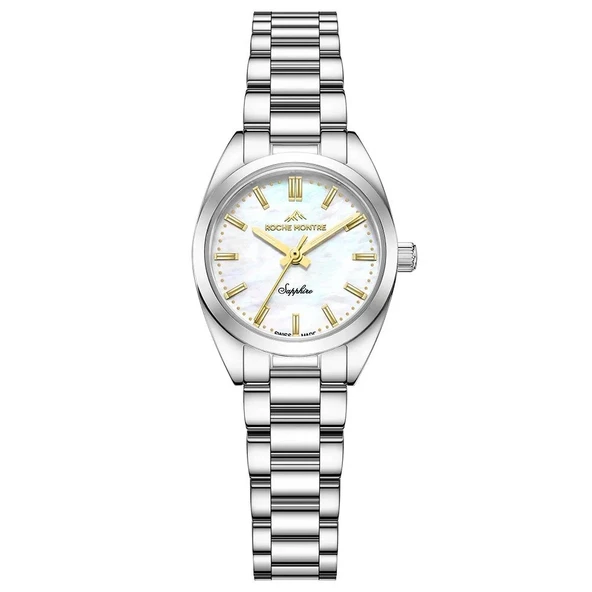 ROCHE MONTRE RML5003-02 SWISS MADE SAFİR CAM ÇELİK KADIN KOL SAATİ ürün görseli 1