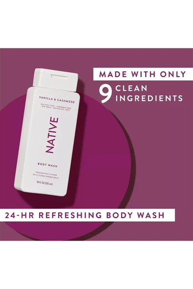 Native Vanilla & Cashmere Duş Jeli 532ML - Resim 5