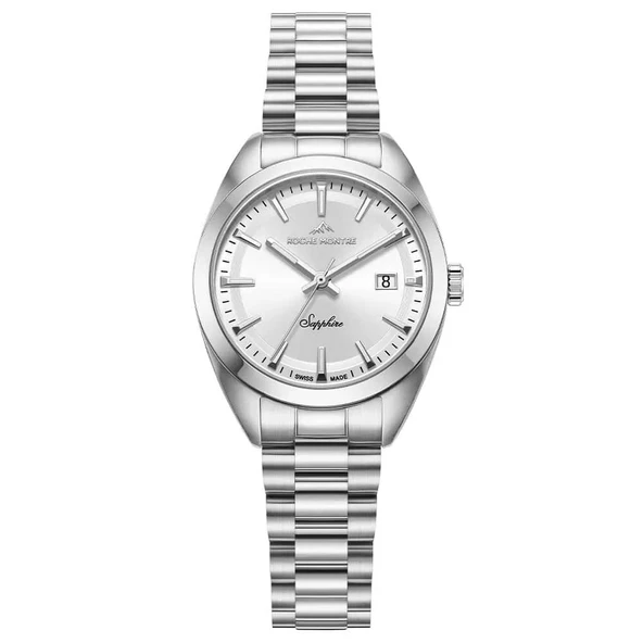 ROCHE MONTRE RML5011-01 SWISS MADE SAFİR CAM ÇELİK KADIN KOL SAATİ ürün görseli 1