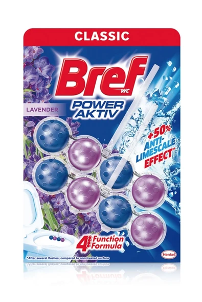 Bref Power Aktiv Katı Klozet Blok Lavanta 2 Li 100gr ürün görseli 1