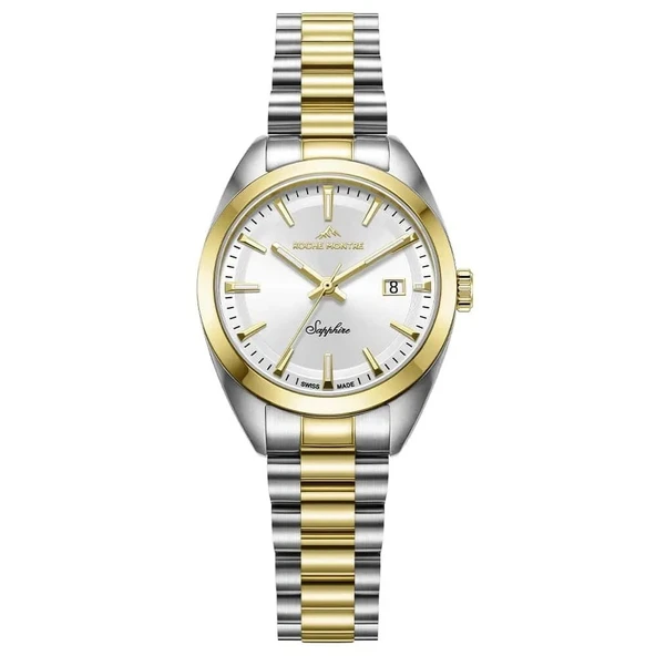ROCHE MONTRE RML5011-04 SWISS MADE SAFİR CAM ALTIN KAPLAMA KADIN KOL SAATİ ürün görseli 1