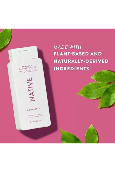 Native Vanilla & Cactus Flower Duş Jeli 532ML - Resim 6