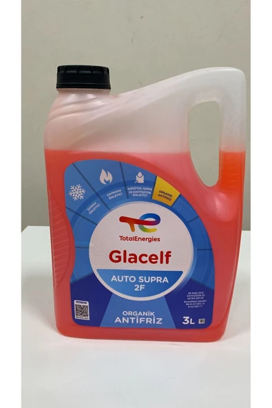 Kırmızı Organik Glacelf 2f Supra 3lt Kırmızı Organic Antifriz ürün görseli 1