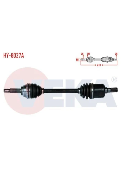 Hyundaı Accent  Admıre  Komple Aks Sol On Abslı   1.3 - 1.5 - ürün görseli 1