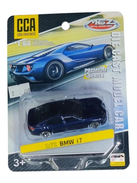CCA Premium Series BMW i7 Siyah 1/72 Model Araba ürün görseli 1