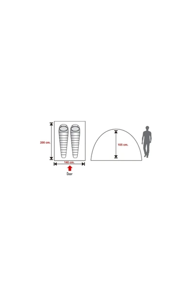 Evolite Trip Mono Dome 2 Kişilik Çadır - Resim 3