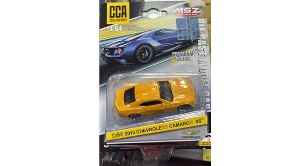 CCA 2013 Chevrolet Camaro SS Sarı 1/64 Model Araba ürün görseli 1