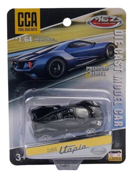 CCA Premium Series Pagani Utopia Siyah 1/64 Model Araba ürün görseli 1