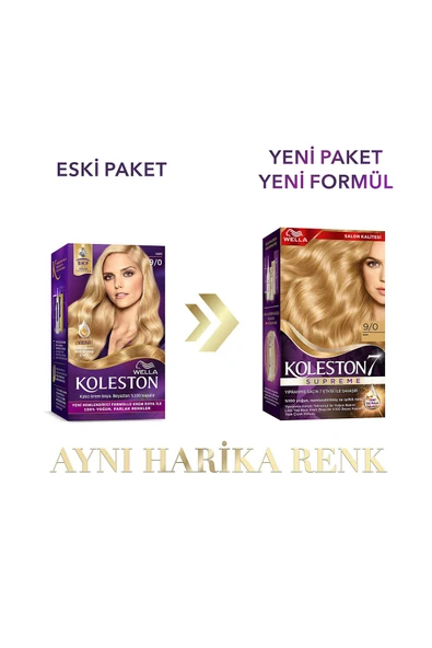 Koleston Supreme Kit - Sarı 9/0 - Resim 2