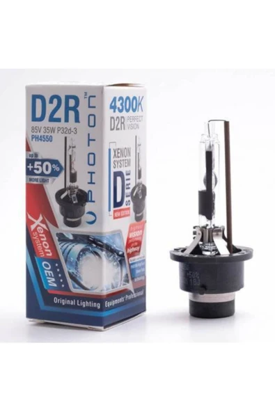 Photon D2r 4300k Xenon Ampul +%50 Fazla Işık Oem Ampul ürün görseli 1