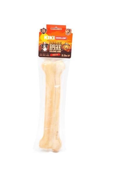 Kiki Excellent Köpek Kemiği - WHITE Pressed Bone (Preslenmiş Kemik) XL - 27CM - 1 ADET ürün görseli 1