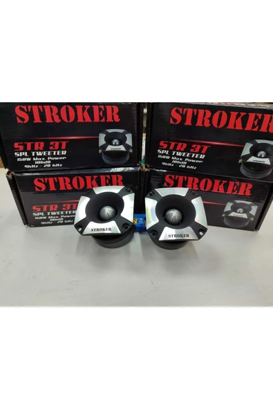 HDSOUND STROKER SPL TWEETER 10 CM PROF SISTEM 150W 4KHZ 20KHZ 3T KARE ürün görseli 1