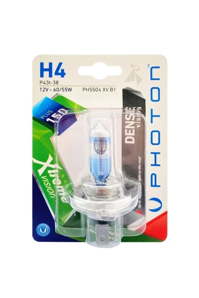 H4 Xtreme Vision +%150 Fazla Işık Far Ampülü ürün görseli 1