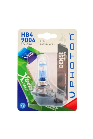 Oto Hb4 9006 Far Ampulü 12v 55w Xtreme Vision 150 Işık Gücü ürün görseli 1