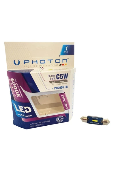 C5w 12v 36mm Sofit Exclusive Serisi Can-bus Led Ph7026 ürün görseli 1