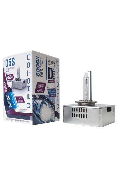 D5s 6000k %50 Fazla Işık D Serisi Xenon Ampül Ph4556 ürün görseli 1