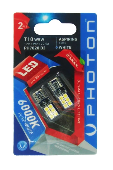 T10 W5W PH7020 WHİTE (BEYAZ) B2 ürün görseli 1