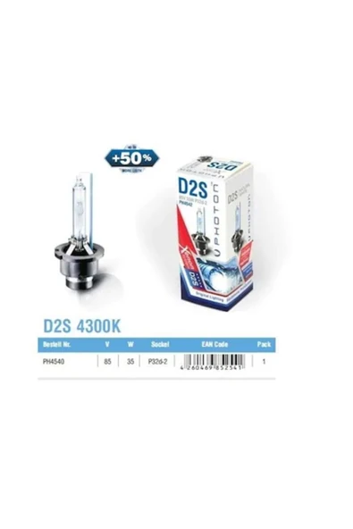 Ph-4510 Photon D2s 4300k %50 Fazla Işık Xenon Ampül ürün görseli 1