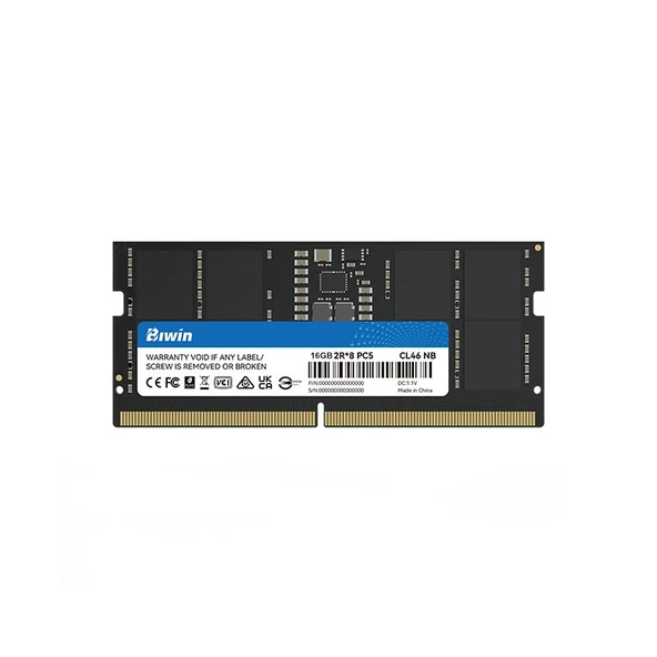 BIWIN 16GB 4800MHz DDR5 NOTEBOOK RAM BULK B45DSAG74840B-T02B ürün görseli 1