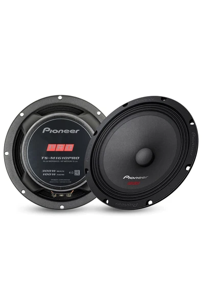 Pıoneer Ts-m1610pro Oto Midrange 16.5cm 300 Watt 2 Adet ürün görseli 1