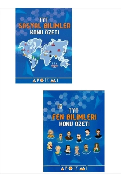 Apotemi Tyt Sosyal Konu Özeti Ve Tyt Fen Bilimleri Konu Özeti Seti ürün görseli 1