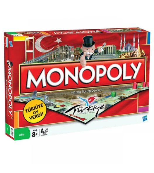Hasbro Monopoly Türkiye Aile Oyunu ürün görseli 1