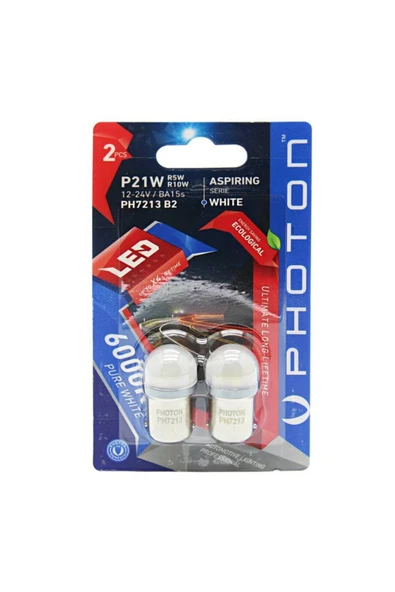 P21W/R5W/R10W 12-24V LED (2'Lİ BLISTER) ürün görseli 1