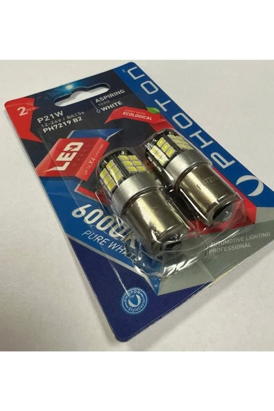 Stop Ampulü P21w Ph7219 B2 White (BEYAZ) Led Ampul Tek Duy ürün görseli 1
