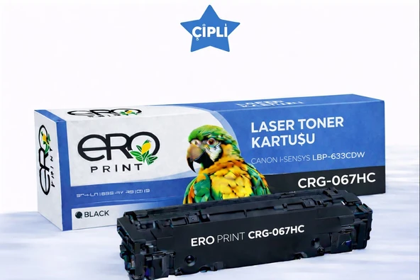 Canon LBP-633Cdw Muadil Toner - 3100 Sayfalık - Çipli Mavi Toner ürün görseli 1