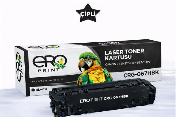 Canon LBP-633Cdw Muadil Toner - 3100 Sayfalık - Çipli Siyah Toner ürün görseli 1