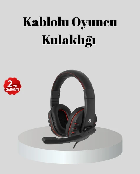 Stereo Ses Destekli Mikrofonlu Gaming Kulaklık – Yumuşak Pedli ürün görseli 1