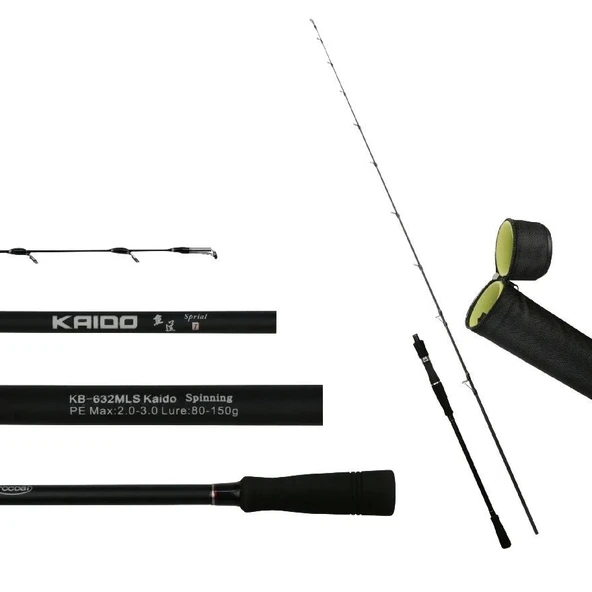 Kaido Slow Jig Kamışı 190 Cm 60-100Gr Pe 1-2 Tetiksiz ürün görseli 1