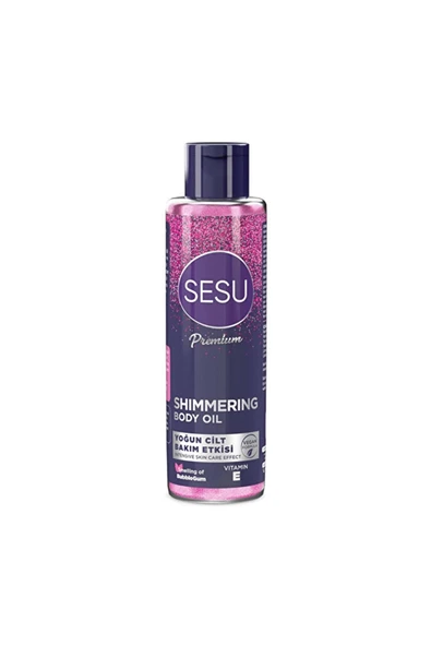 Sesu Simli Cilt Bakım Yağı 150ml (SHIMMERİNG BODY OIL) ürün görseli 1