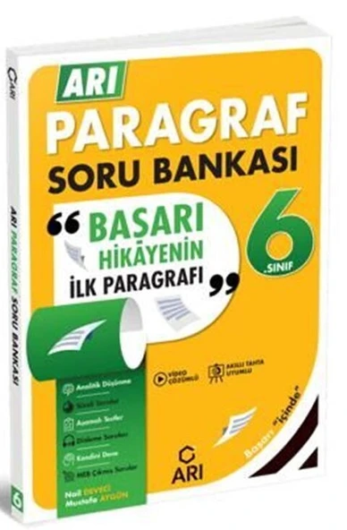 6. Sınıf Arı Paragraf Soru Bankası Arı Yayıncılık ürün görseli 1