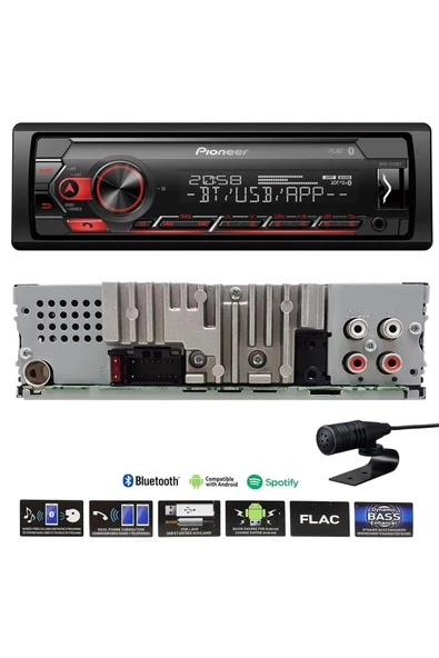 Art002 X01  Mvh-S320Bt Oto Teyp 4X50 Watt Bluetooth Bernami Yeni ürün görseli 1
