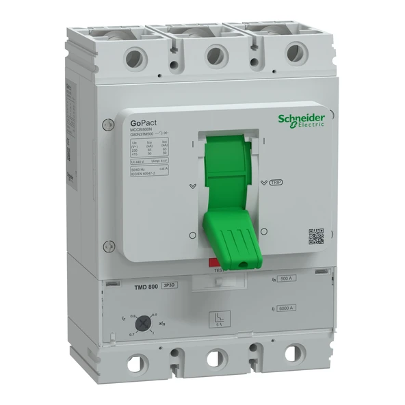 Schneider Electric G80N3TM500 3x500A 50kA TMŞ 350-500A Ayarlı GoPact ürün görseli 1