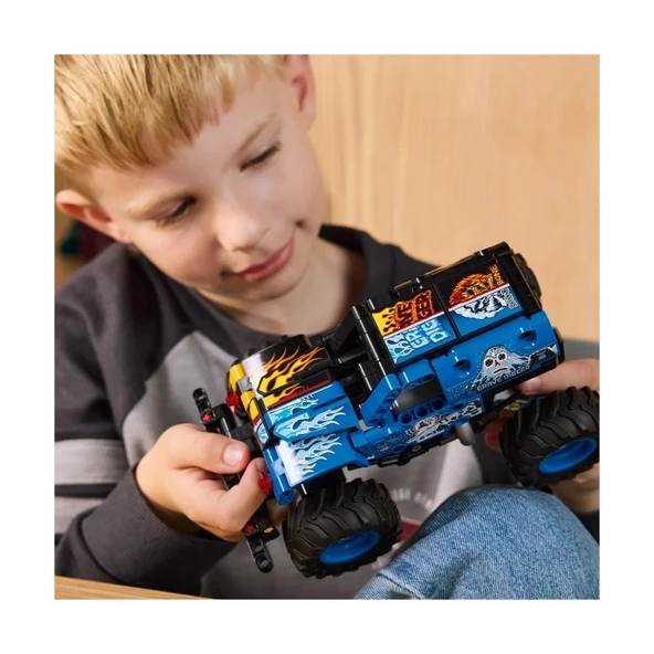 LEGO 42219 Technic Monster Jam™ Grave Digger™ Ateş ve Buz - Resim 5