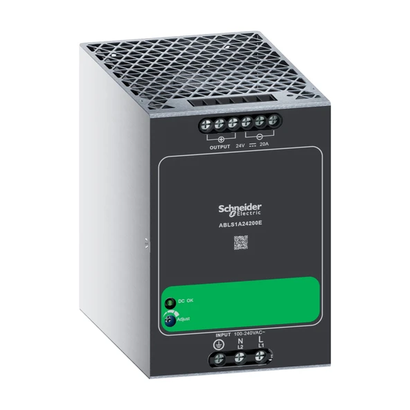 Schneider Electric ABLS1A24200E 480W 20A Monofaze Güç Kaynağı 24V DC ürün görseli 1
