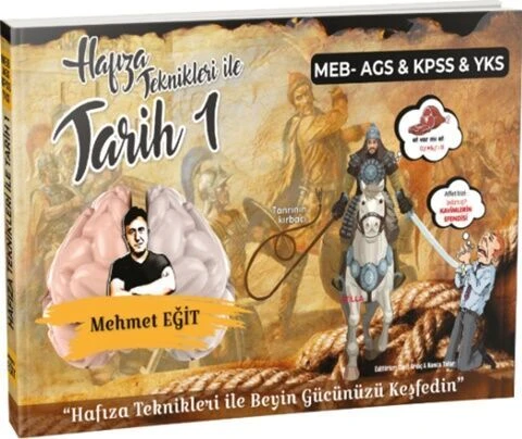 Mehmet Eğit MEB AGS KPSS TYT AYT Hafıza Teknikleri İle Tarih 1 ürün görseli 1