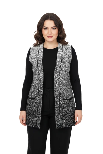 Kadın Anne Triko Yelek BGL-ST05063 - Resim 3
