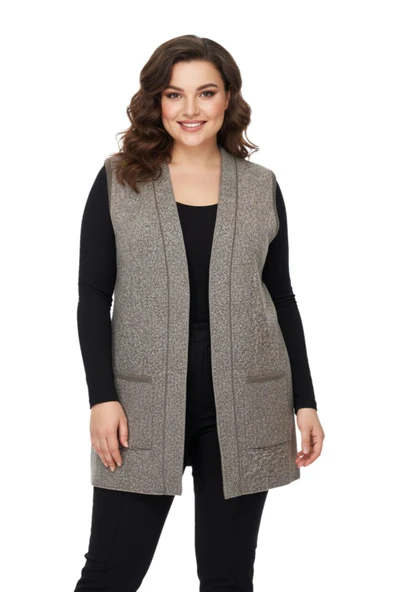 Kadın Anne Triko Yelek BGL-ST05063 - Resim 2
