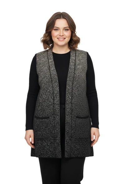 Kadın Anne Triko Yelek BGL-ST05063 - Resim 6