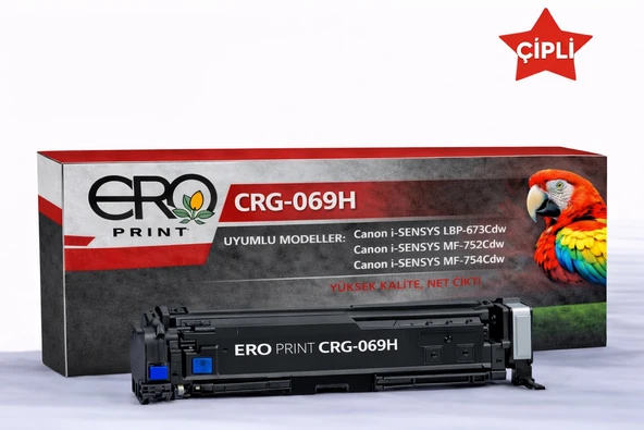 Canon CRG 069H Kırmızı Muadil Toner - 5600 Sayfalık Çipli Toner ürün görseli 1
