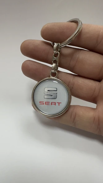 Seat Logolu Metal Anahtarlık Çift Yönlü (1 ADET) ürün görseli 1