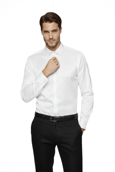 DeepSEA Slim Fit Erkek Gömlek Kolay Ütülenen Nefes Alan Kumaş, Dört Mevsim Şıklık 2608515 ürün görseli 1