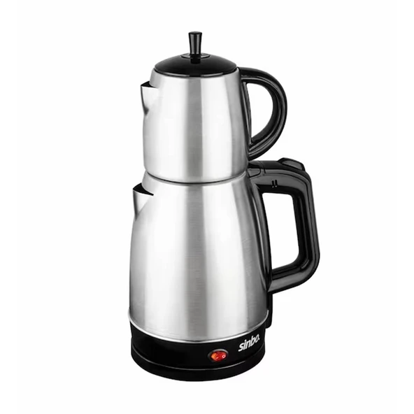 SİNBO STM-5831 ELEKTRİKLİ ÇELİK ÇAY MAKİNESİ ÇAYCI 1.7LT + 0.7LT ÇAY SÜZGEÇLİ (Timya/Go1395)  197674 ürün görseli 1